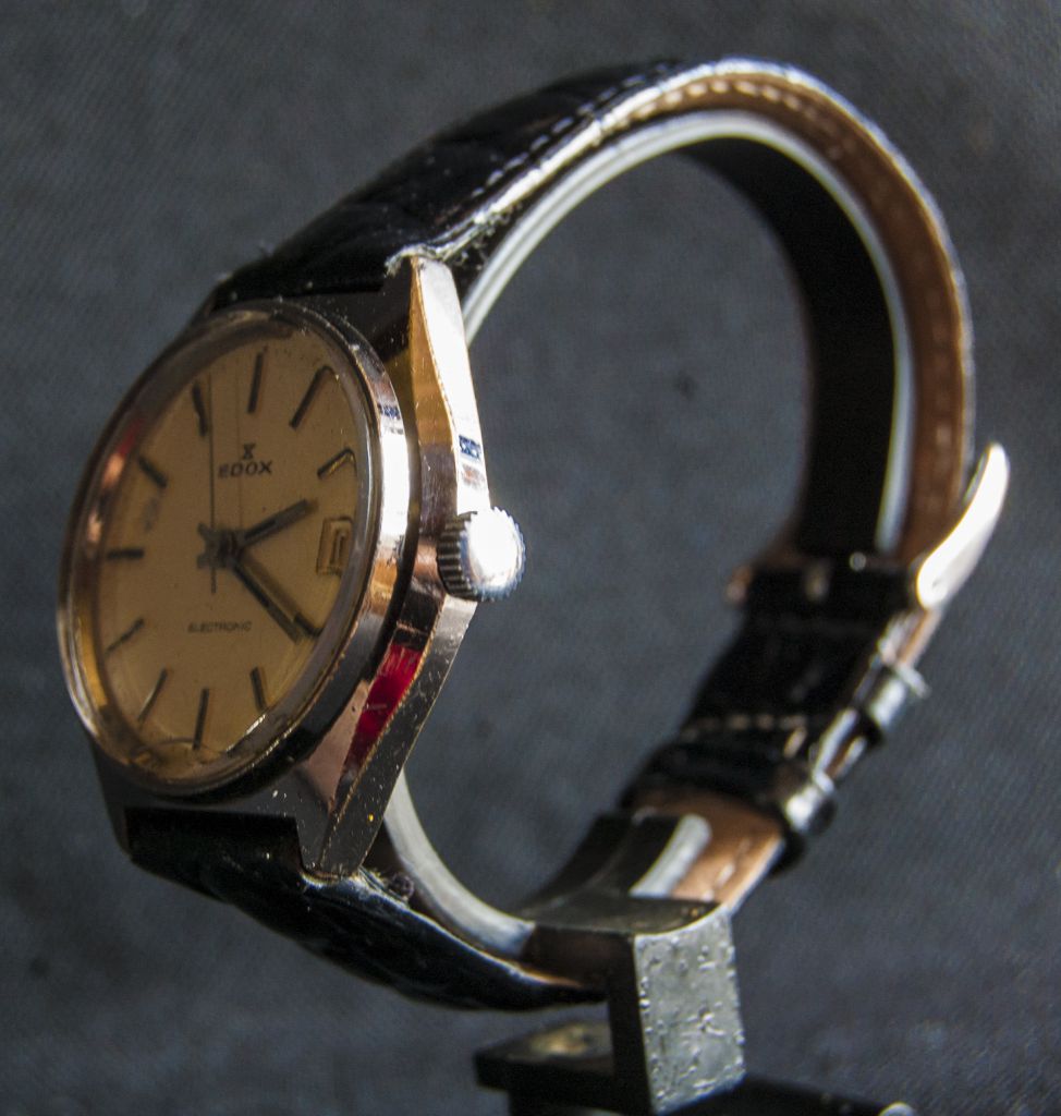 ⏰Часы Edox electronic. Полу механика. 1975г. Швейцария. - фото фото фото 1