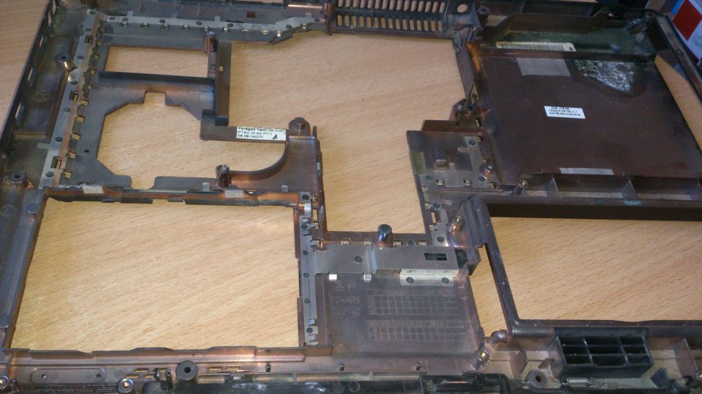 Поддон (корыто)  для  ноутбука  Asus PRO55series б/у - фото фото фото 6