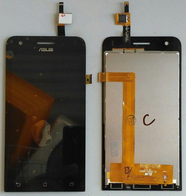 Модуль / Дисплей + тачскрин для ASUS ZenFone C ZC451CG Black - фото фото фото 0