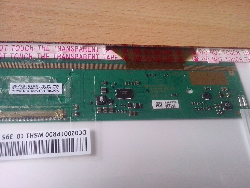 Матрица (битая) ноутбука  HP Pavilion dv5000 б/у - фото фото фото 3