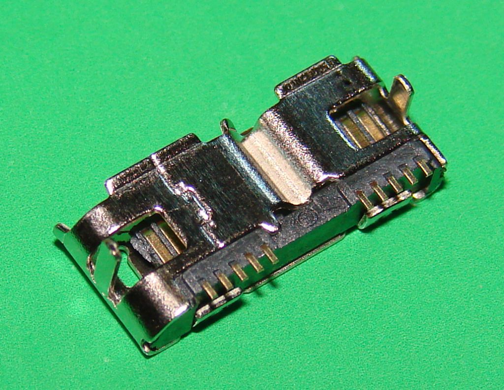 Гнездо разъем micro USB 10pin коннектор № 21 - фото фото фото 2