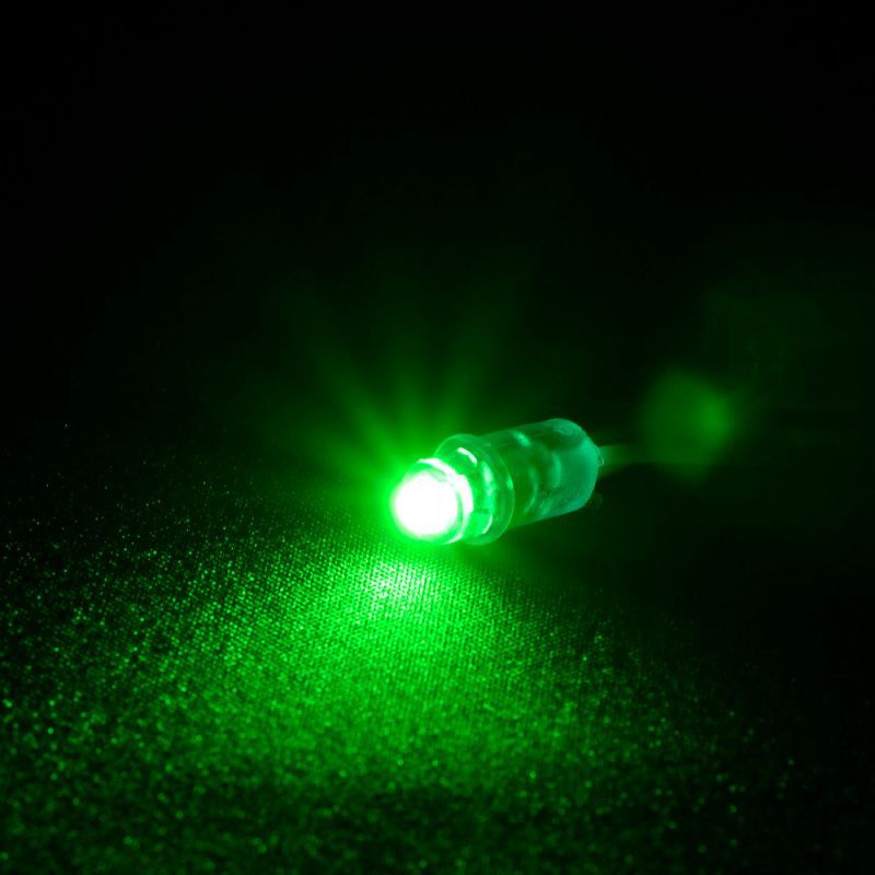 Светодиодный LED модуль     (диод) быстрого монтажа G зелёный IP65 D9мм - фото фото фото 0