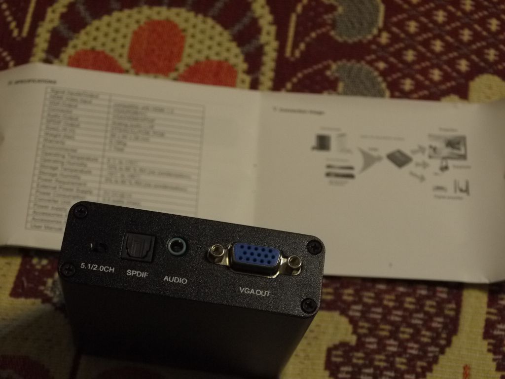Конвертор конвертер транскодер HDMI VGA SPDIF Toslink оптика 5.1 HD - фото фото фото 2