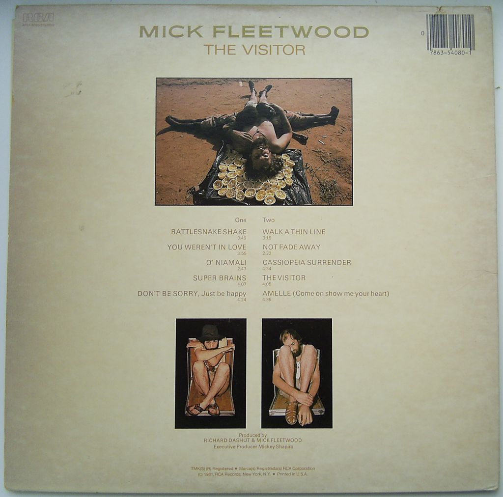 MICK FLEETWOOD  The Visitor LP VG++/EX - фото фото фото 2