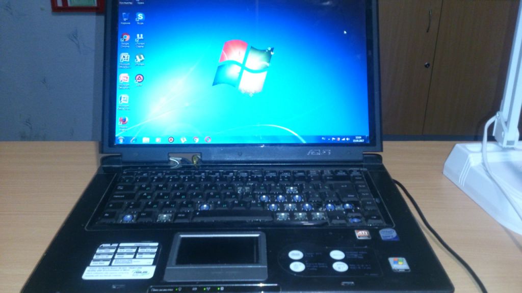 Поддон (корыто)  для  ноутбука  Asus PRO55series б/у - фото фото фото 7