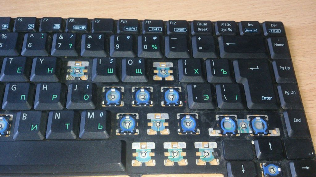 Клавиатура  ноутбука  Asus PRO55series б/у - фото фото фото 3