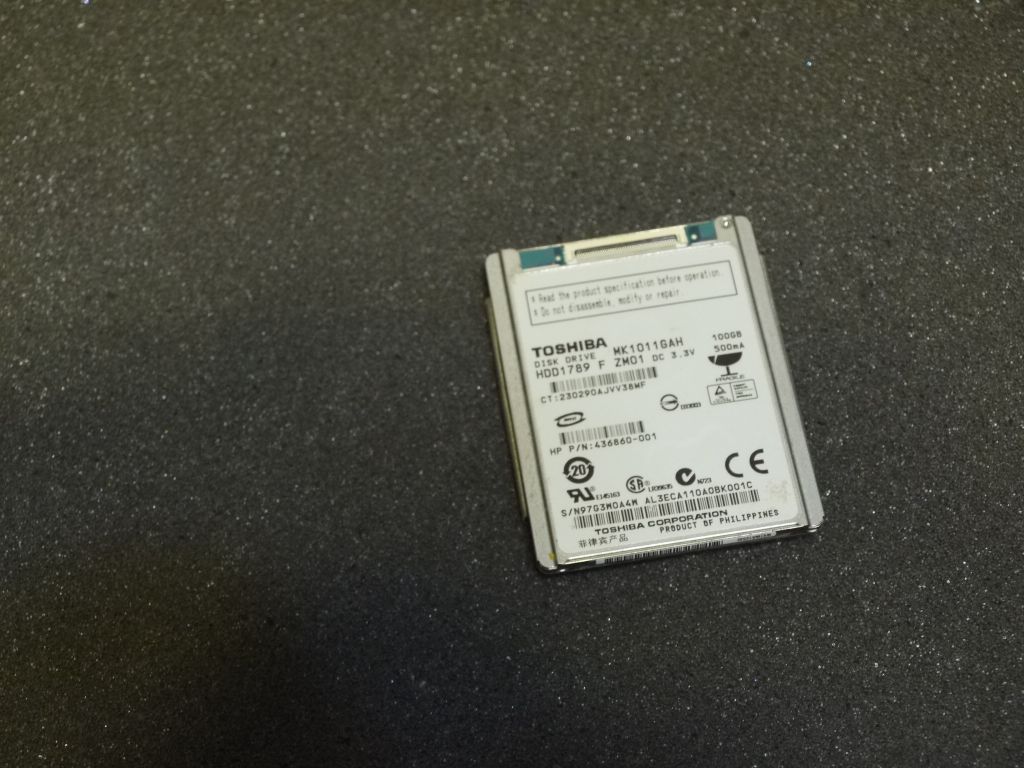 HDD 1.8" ZIF IDE Toshiba MK1011GAH 100GB - фото фото фото 0