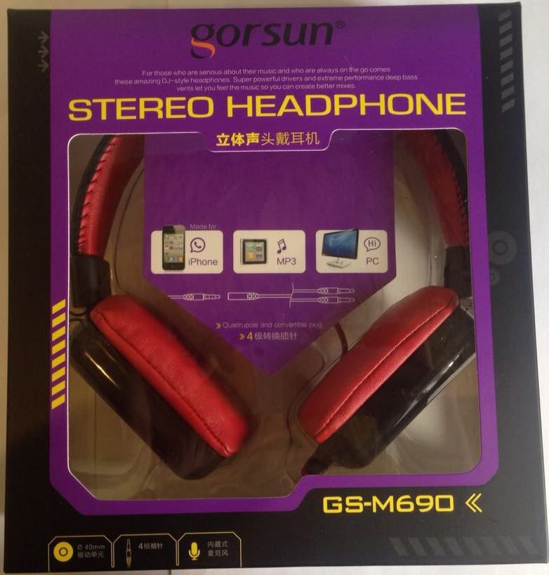 Наушники Gorsun GS-M690 - фото фото фото 1