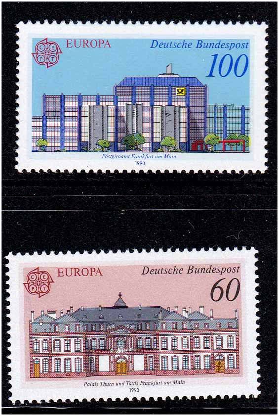 Германия  1990 г MNH - 4 марки / 3 скана - фото фото фото 2