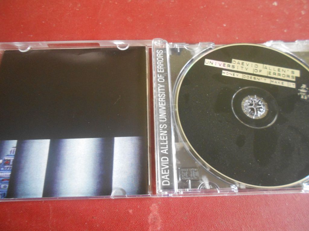 Daevid Allen's University Of Errors Money Doesn't Make It CD б/у - фото фото фото 2