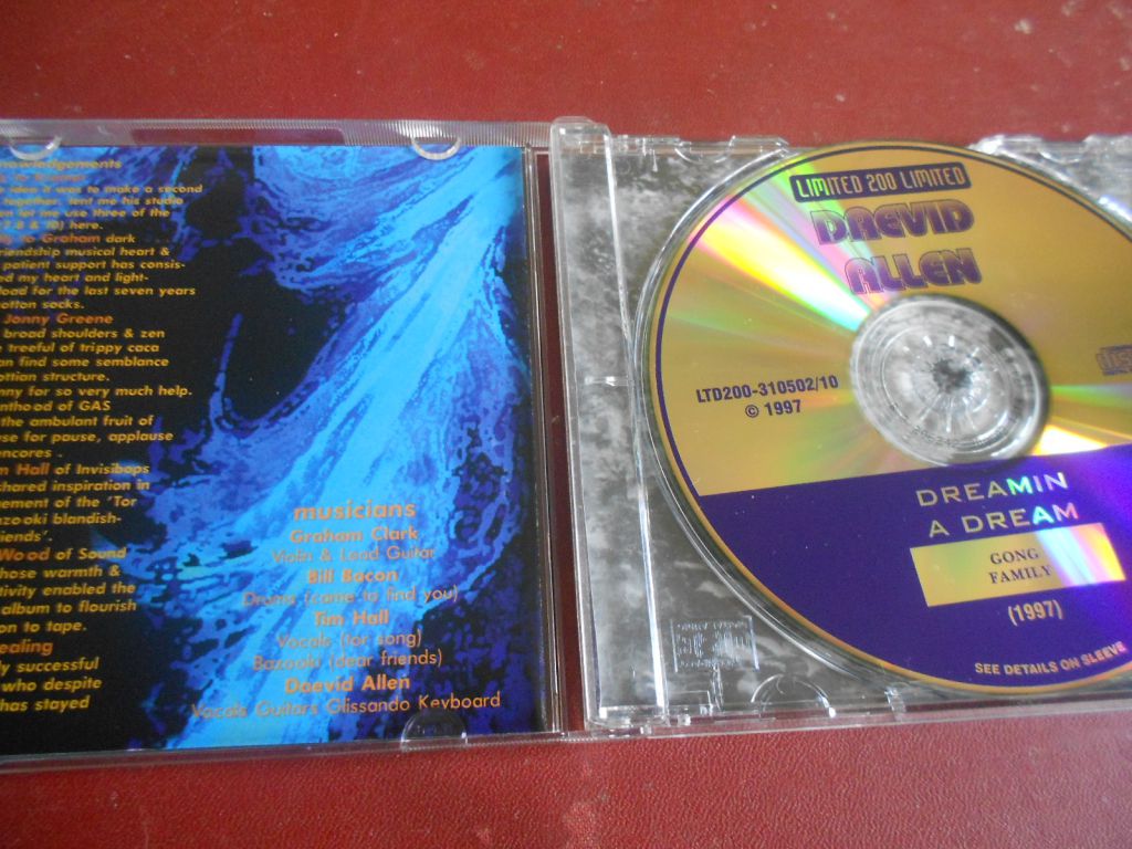Daevid Allen Dreamin' A Dream CD б/у - фото фото фото 2