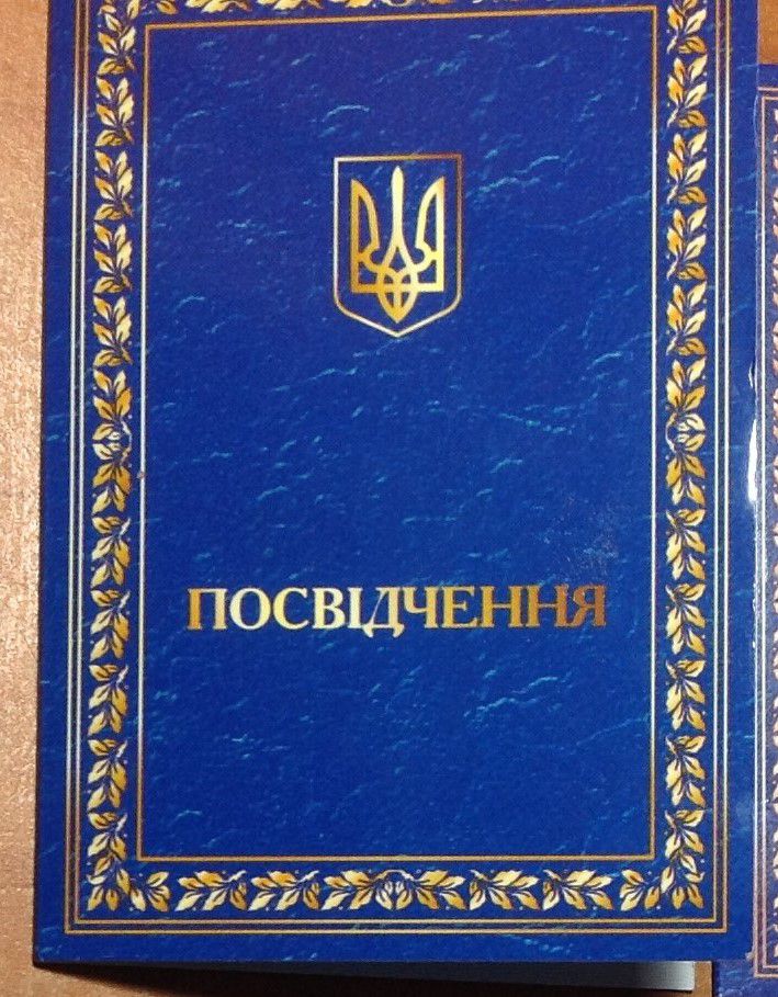 Посвідчення документ до медалі Чарівна сила України - фото фото фото 1