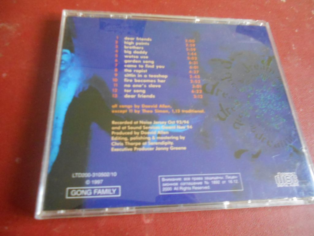 Daevid Allen Dreamin' A Dream CD б/у - фото фото фото 1
