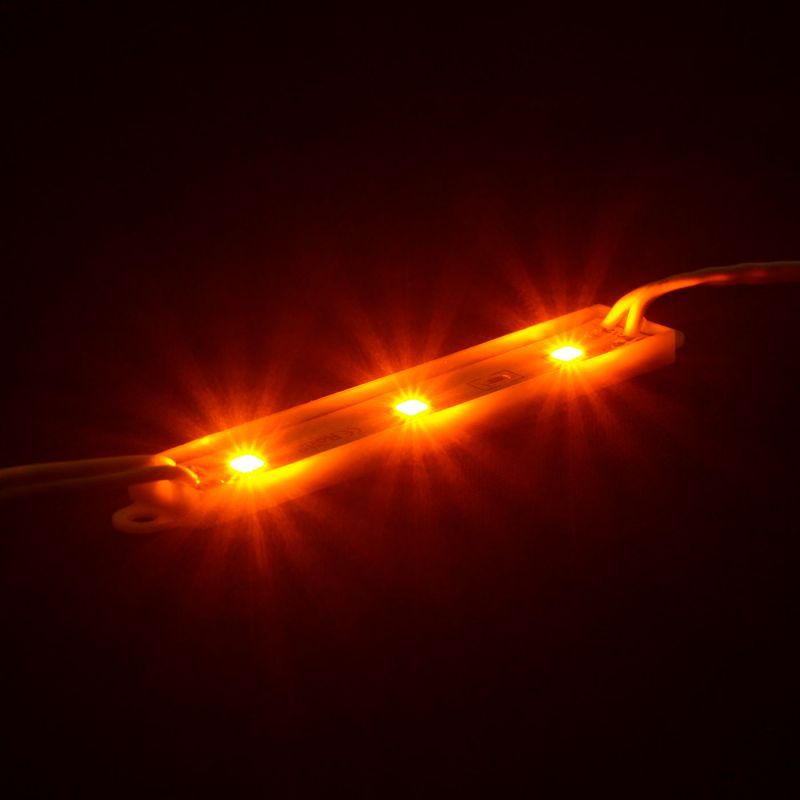 Светодиодный LED модуль SMD 2835-3 Y жёлтый IP65 - фото фото фото 0