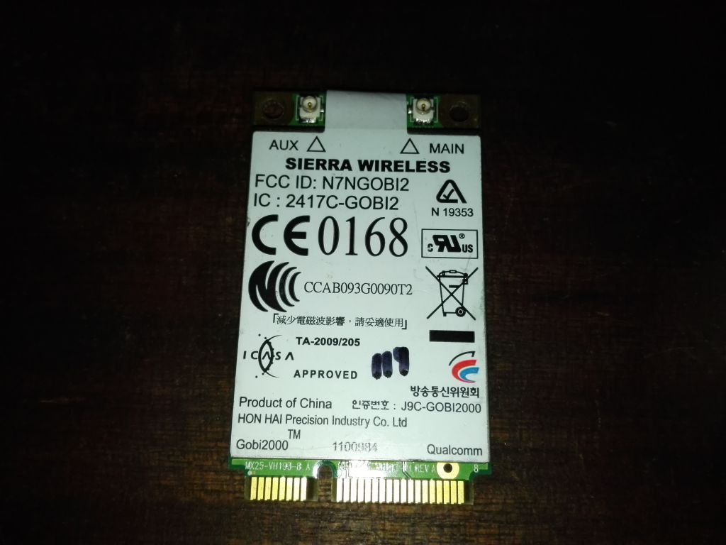 3G PCIe модем GOBI 2000 от Panasonic - фото фото фото 2