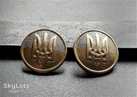 Інше Другое ^/--/^ ZN Україна, гудзики великі, 2 шт. ^_^^^ ZN Украина, пуговицы большие, 2 шт. - фото фото фото