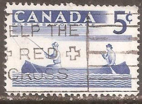 Північна Америка Северная Америка ^/--/^ Канада 1957 Sc.365 used Рыбалка ^_^^^ Канада 1957 Sc.365 used Рибалка - фото фото фото