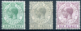 Великобританія Великобритания ^/--/^ БРИТАНСКИЕ КОЛОНИИ. 1912 г. КОРОЛЬ ГЕОРГ V. ГИБРАЛТАР. НЕПОЛН. СЕРИЯ. MH. РЕДКОСТЬ ^_^^^ Британські колонії. 1912 — Король Георг V. Гібралтар. НЕПОЛН. Серія. MH. Редкість - фото фото фото