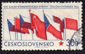 Чехословаччина Чехословакия ^/--/^ Чехословаччина 1966 - Конгрес комуністичних партій   (Гб) ^_^^^ Чехословакия 1966 - Конгресс коммунистических партий (Гб) - фото фото фото