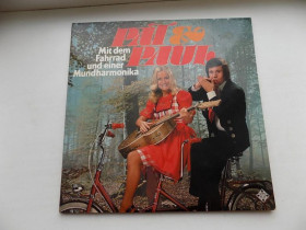 Платівки Пластинки ^/--/^ Виниловые пластинки Mit dem Fahrrad und einer Mundharmonika Pat and Paul П-во Германия 2 шт ^_^^^ Вінілові платівки Mit dem Fahrrad und einer Mundharmonika Pat and Paul П-во Німеччина 2 шт - фото фото фото