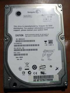 Жорсткі диски Жесткие диски ^/--/^ Ноутбучный жесткий диск 2.5 SATA Seagate Momentus 5400.3 на 160 /--/ Гб ^_^^^ Ноутбучний жорсткий диск 2.5 SATA Seagate Momentus 5400.3 на 160 /--/ Гб - фото фото фото