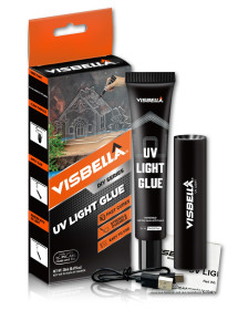 Меблева фурнітура Мебельная фурнитура ^/--/^ Набір Visbella UV Light Glue — універсальний рідкий клей ультрафіолетової полімеризації з УФ-ліхтариком *81247 ^_^^^ Набор Visbella UV Light Glue — универсальный жидкий клей ультрафиолетовой полимеризации с УФ- фонариком *81247 - фото фото фото