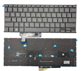 Клавіатури Клавиатуры ^/--/^ Клавиатура для ASUS Zenbook S 13 OLED UX /--/ 5304 series (RU Black с подсветкой) Original ^_^^^ Клавіатура для ASUS Zenbook S 13 OLED UX /--/ 5304 series (RU Black з підсвіткою) Original - фото фото фото