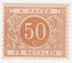 Бенілюкс Бенилюкс ^/--/^ Бельгия   (Доплатные ) 1895  г. № 6 * ^_^^^ Бельгія (Доплатні) 1895 р. No 6 * - фото фото фото