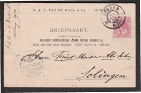 Європа Европа ^/--/^ Нидерланды 1900 СТАНДАРТ ПОЧТА КЛАССИКА ПОЧТОВЫЙ ДОКУМЕНТ ЦЕЛЬНАЯ ВЕЩЬ ПК С НАКЛЕЕННОЙ МАРКОЙ ^_^^^ Нідерланди 1900 СТАНДАРТ ПОШТА КЛАСИКА ПОШТОВИЙ ДОКУМЕНТ ЦІЛЬНА ВЕЩЬ ПК З НАКЛЕЄНОЮ МАРКОЮ - фото фото фото