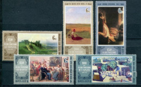 СРСР - СССР - ^/--/^ СССР  Лот  g-037 MNH  Легкие отпечатки полос кляссер ^_^^^ СРСР Лот g-037 MNH Легкі відбитки смуг кляссер - фото фото фото