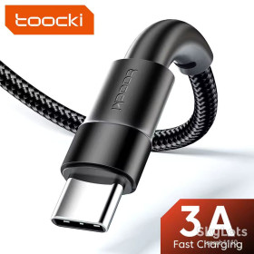 Кабелі Кабели ^/--/^ Toocki TQ-X /--/ 16 USB Type-C кабель швидкого заряджання 3 /--/ A 0.25 /--/ м ^_^^^ Toocki TQ-X /--/ 16 USB Type-C кабель быстрого заряжания 3 /--/ A 0.25 /--/ м - фото фото фото