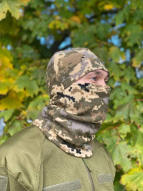 Інше Другое ^/--/^ Флисовая балаклава Пиксель ^_^^^ Флісова балаклава Піксель - фото фото фото