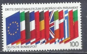 Інші країни Другие страны ^/--/^ Германия 1989 Европа парламент 1 /--/ м. ^_^^^ Німеччина 1989 Європа парламент 1 /--/ м. - фото фото фото