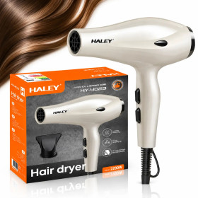 Фени Фены ^/--/^ Фен для волосся з іонізацією 2200 /--/ Вт Haley HY-4023, Білий ^_^^^ Фэн для волос с ионизацией 2200 /--/ Вт Haley HY-4023, Белый - фото фото фото