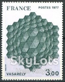 Франція Франция ^/--/^ Франция 1977 искусство живопись Вазарели Mi 2022 MNH ^_^^^ 1977 ф Франція - мистецтво живопис Вазарелі Mi 2022 MNH - фото фото фото