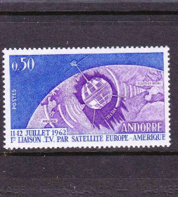 Освоєння космосу Освоение космоса ^/--/^ Космос . Андорра 1962 г   MNH - ^_^^^ Андорра 1962 MNH - фото фото фото
