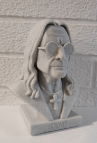 Сувенири Сувениры ^/--/^ Статуетка бюст Ozzy Osbourne імітація мармуру 16.5 /--/ см ^_^^^ Статуэтка бюст Ozzy Osbourne имитация мрамора 16.5 /--/ см без резерва! - фото фото фото