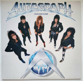 Платівки Пластинки ^/--/^ Autograph - Loud And Clear - 1987.  (LP). 12. Vinyl. Пластинка. USA. ^_^^^ Autograph - Loud And Clear - 1987. 12.Vinyl. Пластинка. USA. - фото фото фото