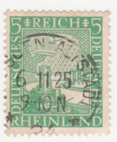 Веймарська республіка Веймарская республика ^/--/^ Германия    ( Рейх) 1925 г. №  370 гашеная ^_^^^ Німеччина (Рейх) 1925 р. No 370 гашена - фото фото фото