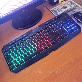 Інше Другое ^/--/^ USB Клавиатура Goodmans 4 in 1 Black, ENG с подсветкой RGB ^_^^^ Клавіатура Goodmans 4 in 1 Black, ENG з підсвічуванням RGB - фото фото фото
