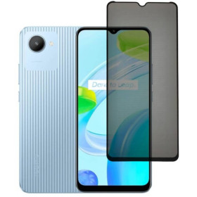 Чохли, бампера Чехлы, бампера ^/--/^ Захисне скло Fiji Privacy для Realme C /--/ 30 антишпигун Anti-peeping повна проклейка чорний ^_^^^ Защитное стекло Fiji Privacy для Realme C /--/ 30 антишпион Anti-peeping полная проклейка черный - фото фото фото