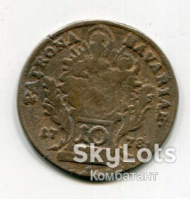 Німеччина до  року Германия до  года ^/--/^ 10 крейцерів 1778, Баварія, Ag-500. Карл IV Теодор. ^_^^^ 10 крейцеров 1778, Бавария, Ag-500. Карл IV Теодор. - фото фото фото