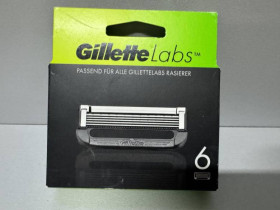 Інше Другое ^/--/^ Сменные картриджи Gillette Labs с отшелушивающей полоской (6 шт) ^_^^^ Змінні картриджі Gillette Labs з відкішуючою смужкою (6 шт) - фото фото фото