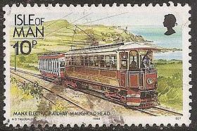 Великобританія Великобритания ^/--/^ Великобр. о-в Мэн 1988 Sc.351 used ^_^^^ Великобр. о-в Мен 1988 Sc.351 used - фото фото фото