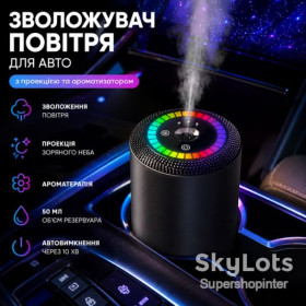 Ароматизатори Ароматизаторы ^/--/^ Умный автомобильный очиститель воздуха Starry Sky Summit / Аромадиффузор от USB 5 режимов ^_^^^ Розумний автомобільний очищувач повітря Starry Sky Summit / Аромадіфузор від USB 5 режимів - фото фото фото