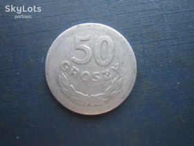 - року - года ^/--/^ Монета 50 грошей Польща 1949 алюміній ^_^^^ Монета 50 денег Польша 1949 алюминий - фото фото фото