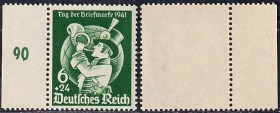 Третій Рейх (-) Третий Рейх (-) ^/--/^ 1941 - Рейх - День марки Mi.762 _Поле _6,50 € ** - фото фото фото