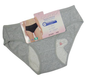 Труси Трусы ^/--/^ Трусики для критических дней Ouno 6405 М серые ^_^^^ Трусики для критичних днів Ouno 6405 М сірі - фото фото фото