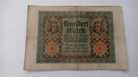 Інше Другое ^/--/^ Німеччина. 100 марок. 1920. ^_^^^ Германия. 100 марок. 1920. - фото фото фото