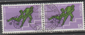 Швейцарія Швейцария ^/--/^ Швейцария Швейцарія 1975 допомога інвалідам пара ^_^^^ Швейцария 1975 помощь инвалидам пара - фото фото фото
